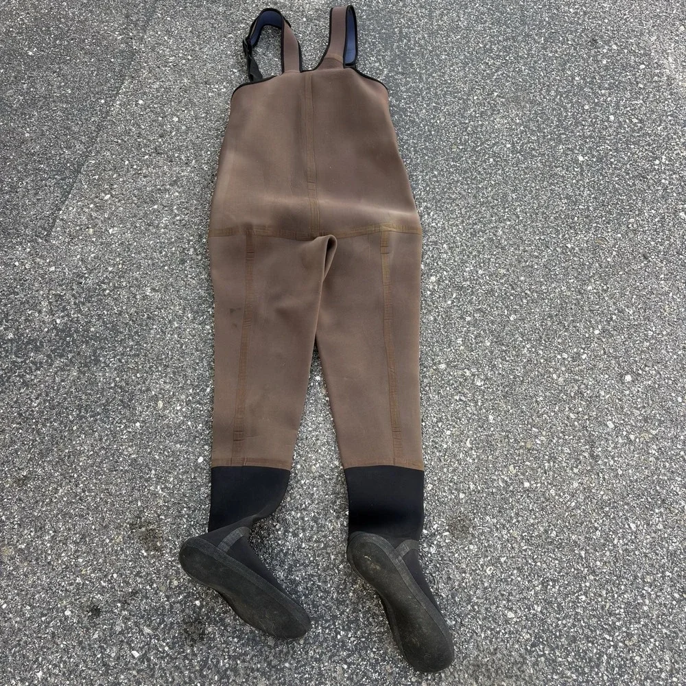 VTG Simms Neoprene Chest Waders Men's L Long Fishing Hunting Made USA Waterproof